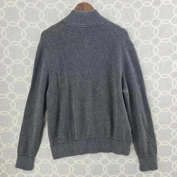 Eddie Bauer Cotton Mock neck Knit Sweater Men's XL - Picture 3 of 8